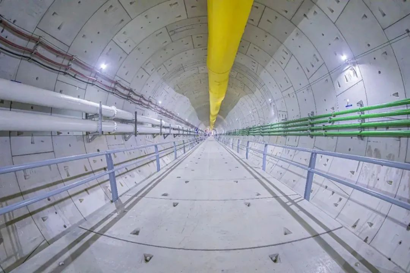 珠江口隧道成型隧道。图源：国资小新