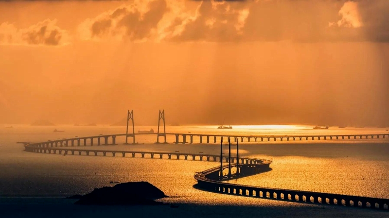 港珠澳大桥。图源:中国交通报