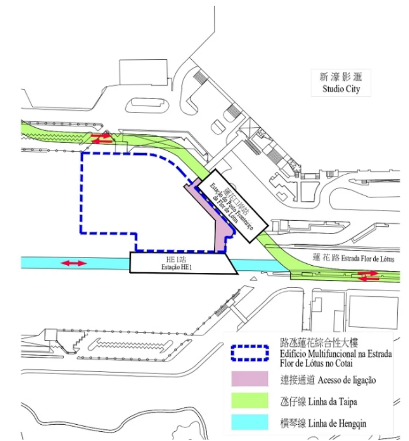 连接通道平面图