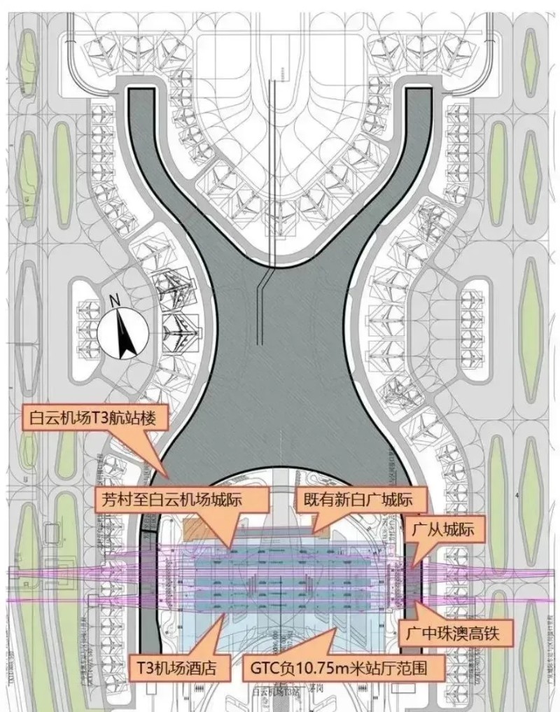 T3预留工程建筑总平面布置图（资料图）