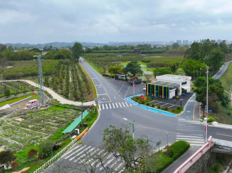 江门市台山市县道X801线。